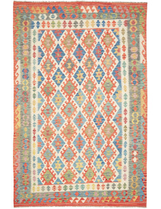 Kilim 195x299 Cm Kilim Afghanistan Lana Cardata A Mano