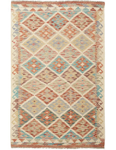 Kilim 101x153 Cm Kilim, Afghanistan, Lana Cardata A Mano,
