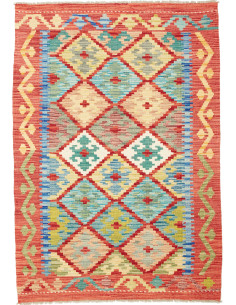 Kilim 102x146 Cm Kilim Afghanistan Lana Cardata A Mano