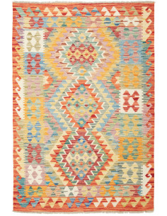 Kilim 102x148 Cm Kilim, Afghanistan, Lana Cardata A Mano