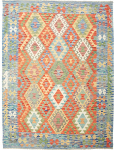 Kilim 179x239 Cm Kilim Afghanistan Lana Cardata A Mano