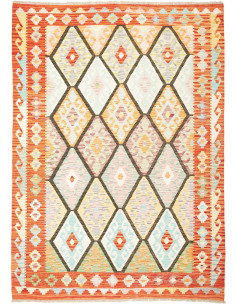 Kilim 176x243 Cm Kilim Afghanistan Lana Cardata A Mano