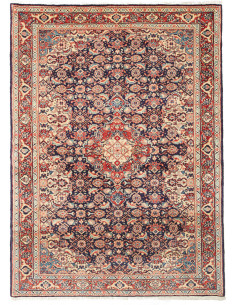 Sarough 105x144 Cm Sarough, Persia, Lana Cardata A Mano