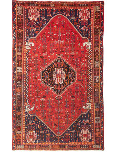 Shiraz 160x260 Cm Shiraz, Persia, Lana Cardata A Mano
