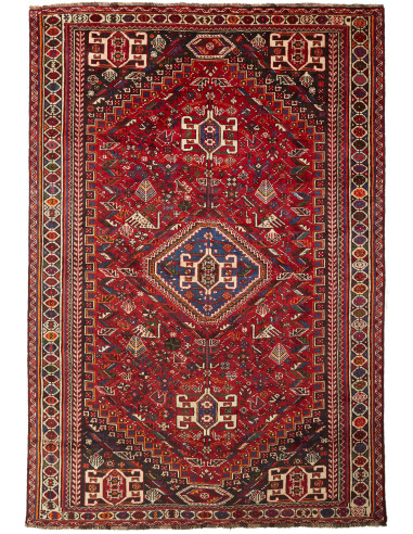 Shiraz 213x313 Cm Shiraz, Persia, Hand-carded Wool warp: