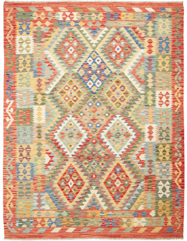 Kilim 183x243 Cm Kilim Afghanistan Hand-carded Wool