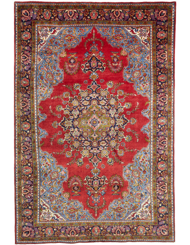 Sarough 220x338 Cm Sarough Persia Lana Cardata A Mano