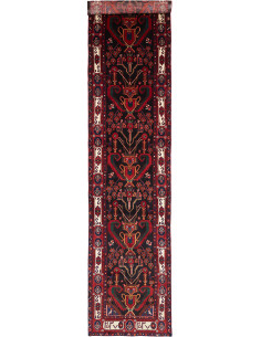 Hamadan 102x477 Cm Hamadan, Persia, Lana Cardata A Mano