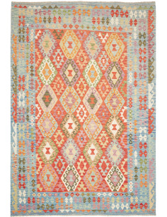 Kilim 203x291 Cm Kilim, Afghanistan, Hand-carded Wool,