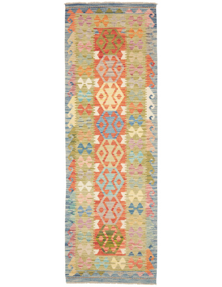 Kilim 78x238 Cm Kilim, Afghanistan, Hand-carded Wool cotton