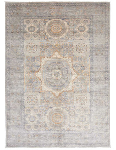 Tappeto Mamlouk Pakistan 170x240 Grigio-blu Ten