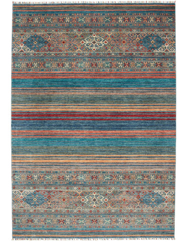 Rubin 203x295 Cm Rubin Pakistan, Lana Cardata A Mano