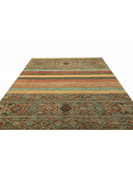 Rug Rubin Pakistan white maroon 249x306