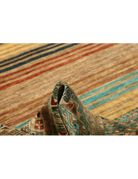 Rug Rubin Pakistan white maroon 249x306