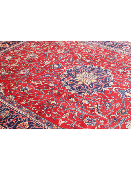 Tappeto Sarough Persia 212x314 Rosso Rubino Blu