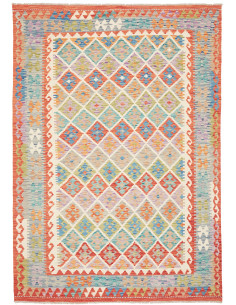 Kilim 170x246 Cm Kilim Afghano, Lana Cardata A Mano ordito: