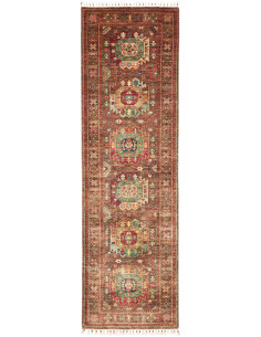 Rug Samarkand Pakistan 83x278 Rust Brown Teal G