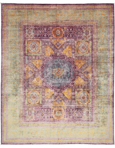 Tappeto Mamlouk Pakistan 245x298 Borgogna Ocra