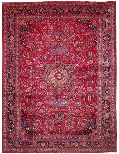 Mashad 303x400 Cm Mashad Persia Hand-carded Wool Cotton