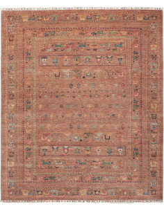 Rubin 206x245 Cm Rubin, Pakistan, Lana Cardata A Mano