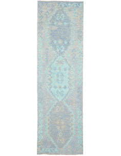 Kilim 88x298 Cm Kilim, Afghanistan, Lana Cardata A Mano,