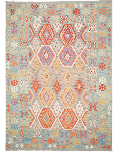 Kilim 180x250 Cm Kilim Afghanistan Hand-carded Wool warp:
