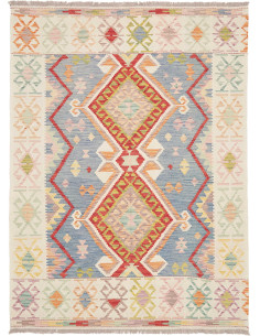 Kilim 156x211 Cm Kilim Afghanistan Hand-carded Wool Cotton