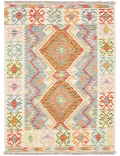 Kilim 149x204 Cm Afghan Kilim, Hand-carded Wool, Cotton, 0.3