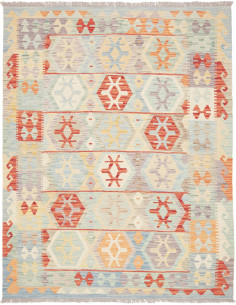 Kilim 150x193 Cm Kilim Afghanistan Lana Cardata A Mano