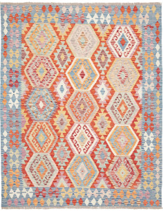 Kilim 155x196 Cm Kilim, Afghanistan, Lana Cardata A Mano