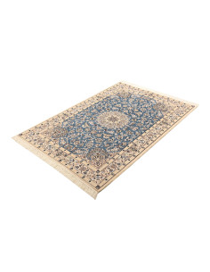 Tappeto Nain 9La Persia bianco azzurro 106x153 2