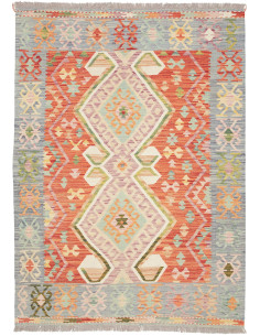Kilim 123x170 Cm Kilim Afghanistan, Hand-carded Wool And
