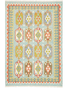 Kilim 126x184 Cm Kilim, Afghanistan, Hand-carded Wool warp: