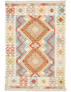 Kilim 123x178 Cm Kilim, Afghanistan, Hand-carded Wool warp: