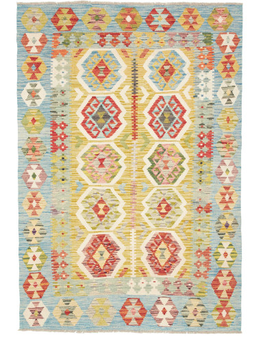 Kilim 121x177 Cm Kilim, Afghanistan, Lana Cardata A Mano