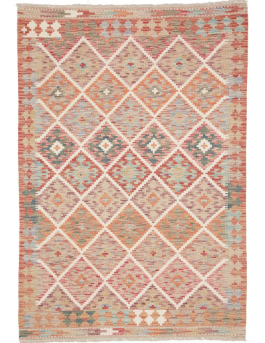 Kilim 125x181 Cm Kilim Afghanistan, Lana Cardata A Mano