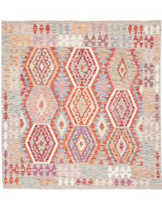 Kilim 147x153 Cm Kilim Afghanistan Lana Cardata A Mano 0.3