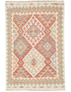 Kilim 99x147 Cm Kilim, Afghanistan, Lana Cardata A Mano