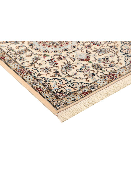Tappeto Nain 9La Persia bianco azzurro 80x202