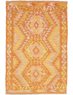 Kilim 99x147 Cm Kilim Afghanistan Hand-carded Wool Cotton