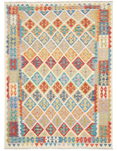 Kilim 175x235 Cm Kilim, Afghanistan, Lana Cardata A Mano