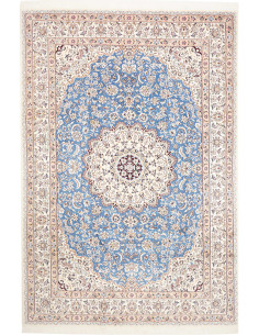 Nain 9la 210x306 Cm Nain 9la, Persia, Hand-carded Wool And