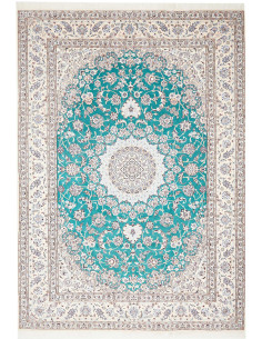 Rug Nain 9la Persia 248x355 Teal Cream