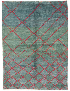 Rug Gabbeh Fine Persia 153x204 Petrol Blue