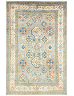 Rug Kazak Afghanistan 198x303 Sage Green Blue