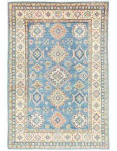 Tappeto Kazak Co Afgahnistan 122x178 Blu Tenue