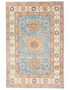 Rug Kazak Co 118x178 Turquoise Blue Terracotta