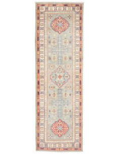Tappeto Kazak Co Afgahnistan 80x252 Verde Salvi