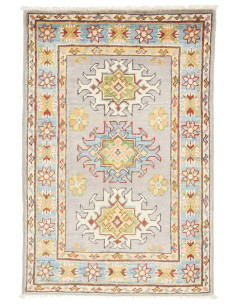 Rug Kazak Co 62x92 Grey-blue Pastel light Blue