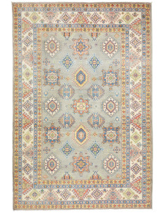 Tappeto Kazak Co Afgahnistan 197x296 Grigio-ver